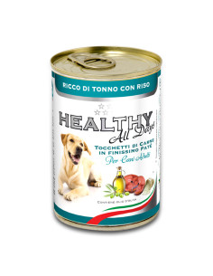 Консервирана храна за кучета HEALTHY MEAT All days Tuna And Rice с прясна риба тон и ориз 0.400 кг. 2