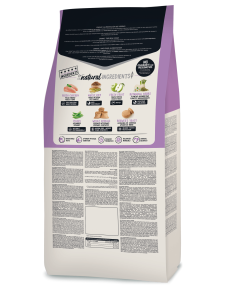 Натурална суха храна Ownat Classic Sterilized с прясно пилешко месо, за кастрирани котки 1.5 кг.