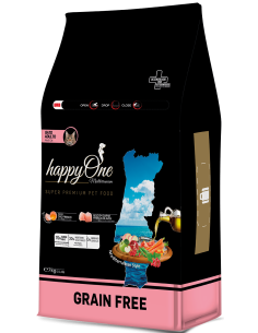 Средиземноморска храна HappyOne MEDITERRANEUM CAT Adult за пораснали котки с пилешко месо, сардини, зехтин, яйца и нар 1 кг. 2