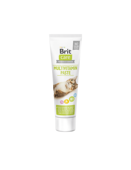 Brit Care Cat FUNCTIONAL PASTE MULTIVITAMIN – малцова паста за котки мултивитамин 100гр. 0.100 кг.